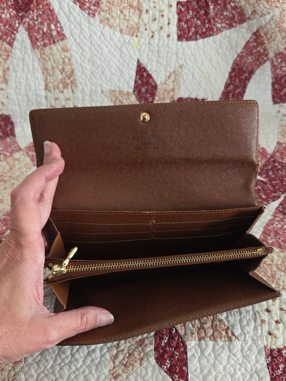 Louis Vuitton Monogram Continental Wallet in Brown - Picture 8 of 9